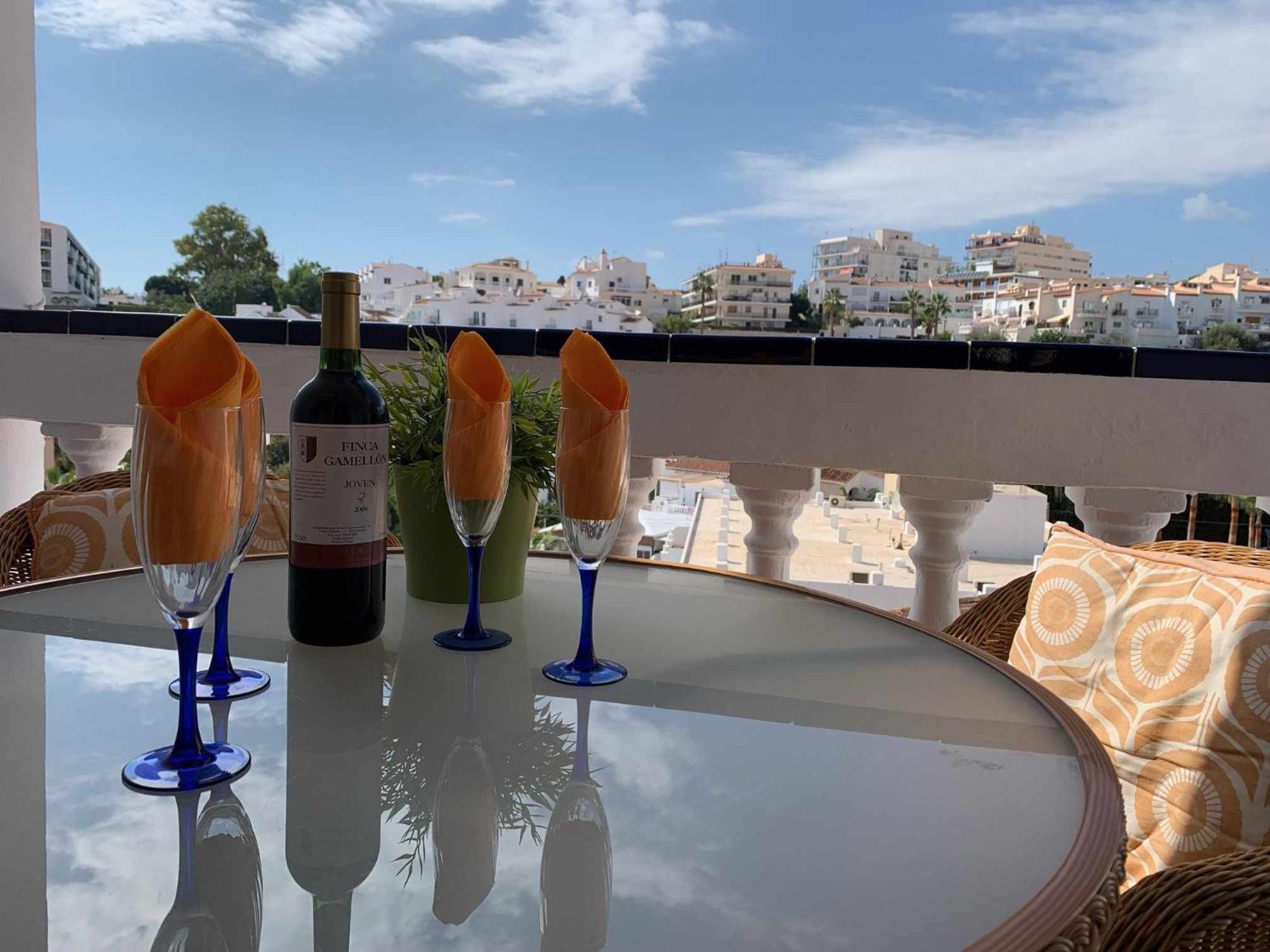 Vila Casa Kaluel Adosado Blanco Nerja Exteriér fotografie